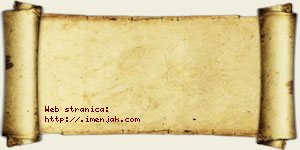 Tijana Obućinski vizit kartica